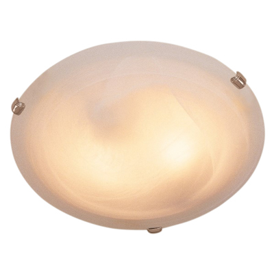 Trans Globe Lighting 58701 BN 3 Light Flush-mount in Brushed Nickel